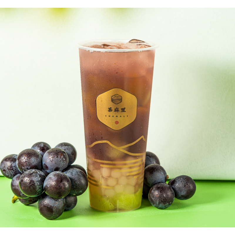 Grapes Ai Yu Pearl jelly green tea (Chamali)