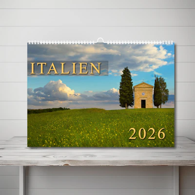 DIN A3 Wandkalender Italien 2026