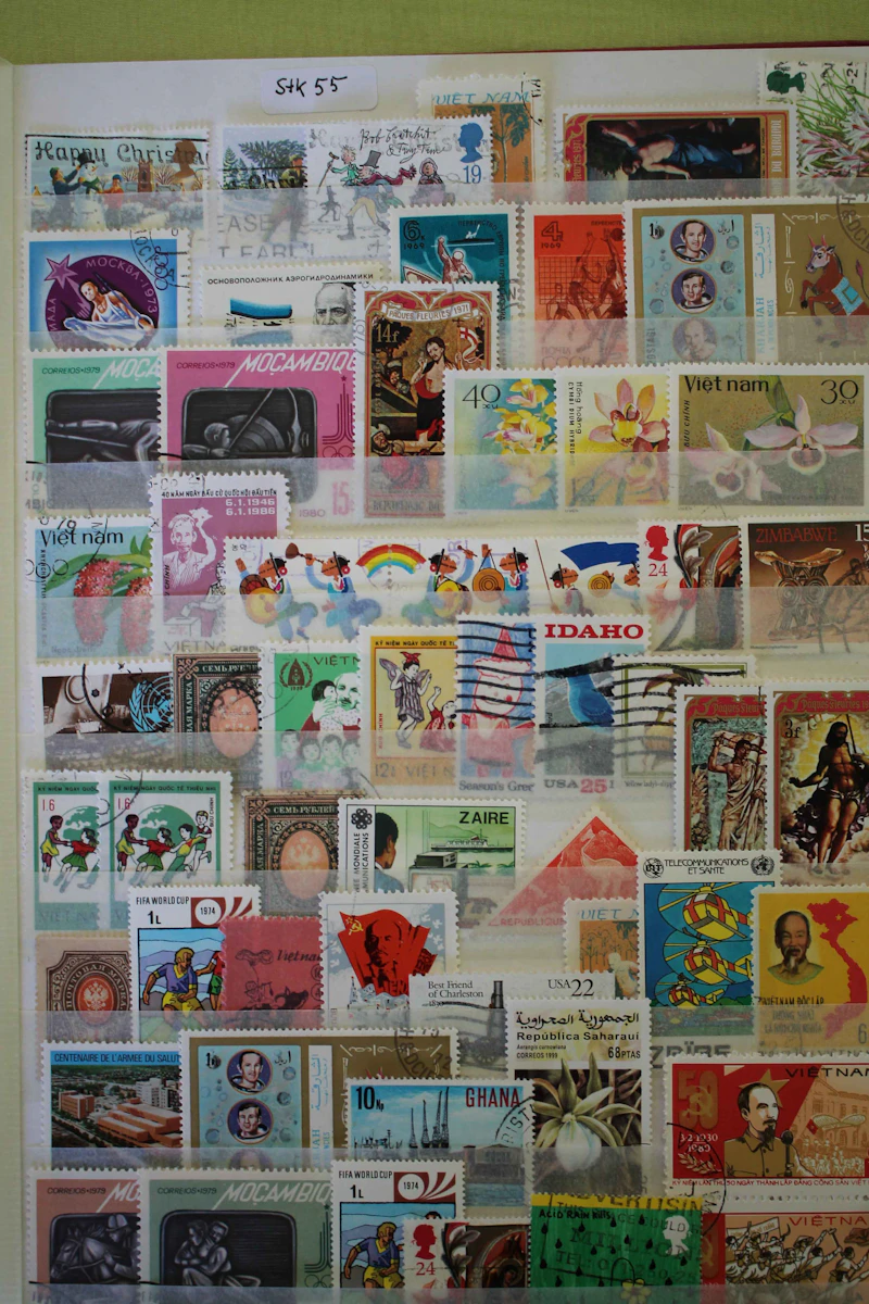 Robbert´s Briefmarken Posten Ausland gestempelt, Skt 55