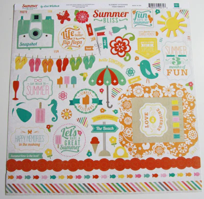 Echo Park Stickerbogen "Summer Bliss"