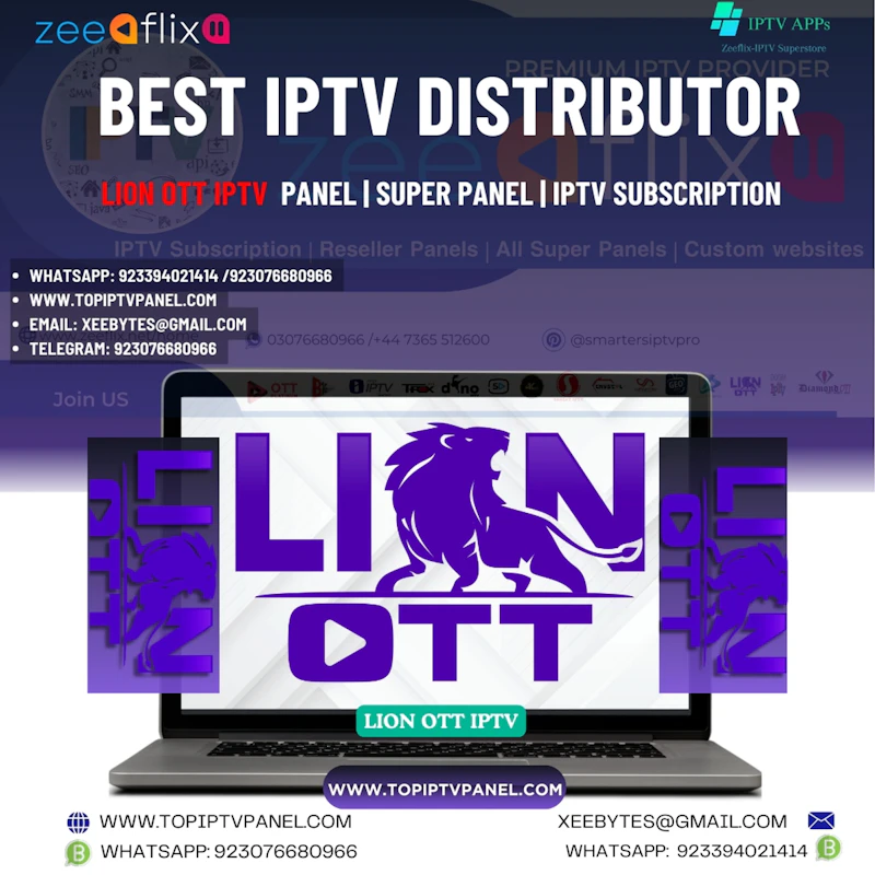 LION OTT IPTV PANEL - LION IPTV 