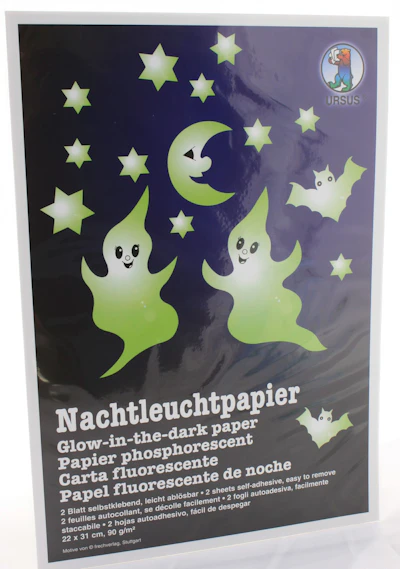 Nachtleuchtpapier, selbstklebend