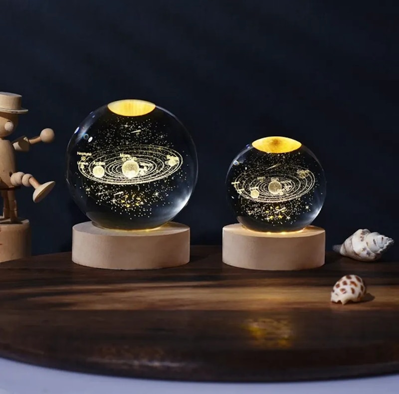 3D Crystal Ball Glowing Lamp 