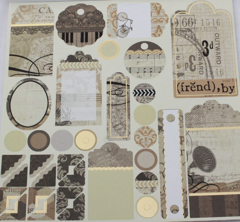 Scrapbook-Set "Good Old Times", Nostalgie