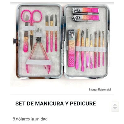 Set de manicura y pedicure