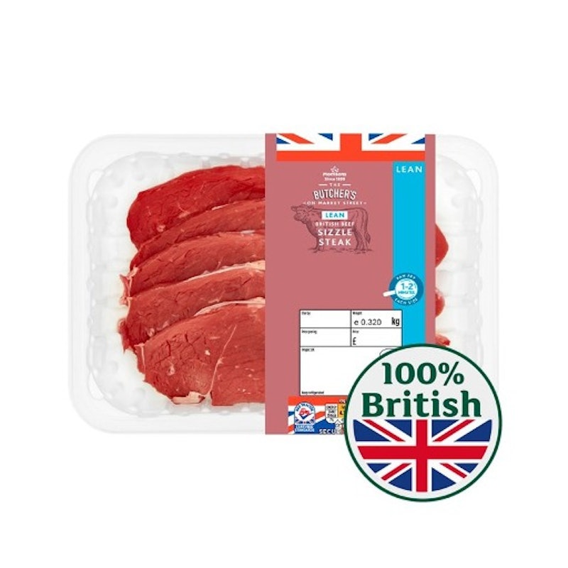  British Beef Sizzle Steak 320g
