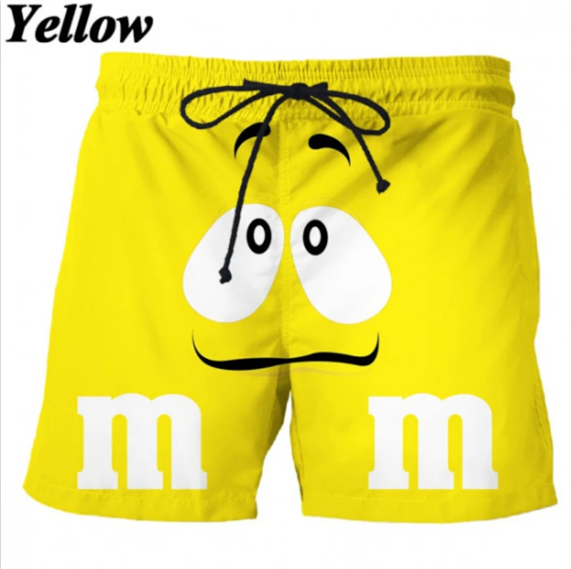 Funny Cartoon 3d Print Shorts 