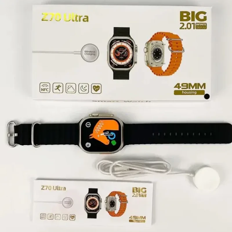 Z70 Ultra 2.01 Inch Full Touch Screen Smartwatch Series 8