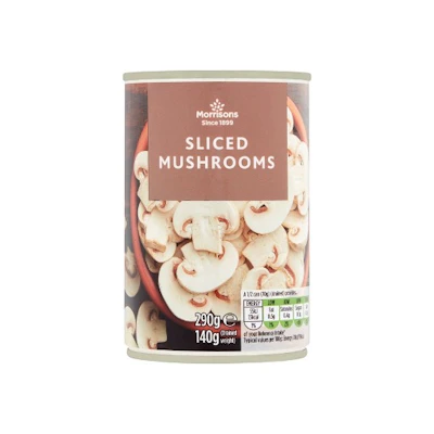 Sliced Mushrooms In Water (290g)