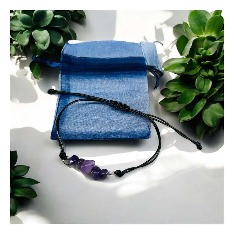 Kordel-Armband "Amethyst"
