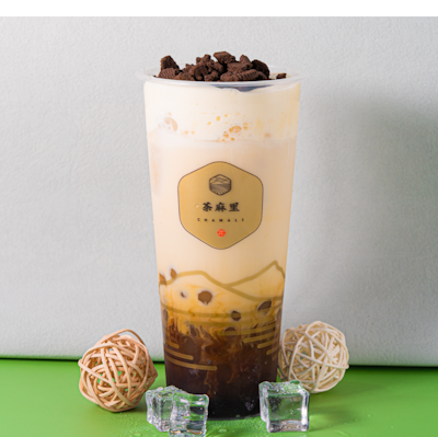 Oreo Milk tea with cheese cap (Chamali)