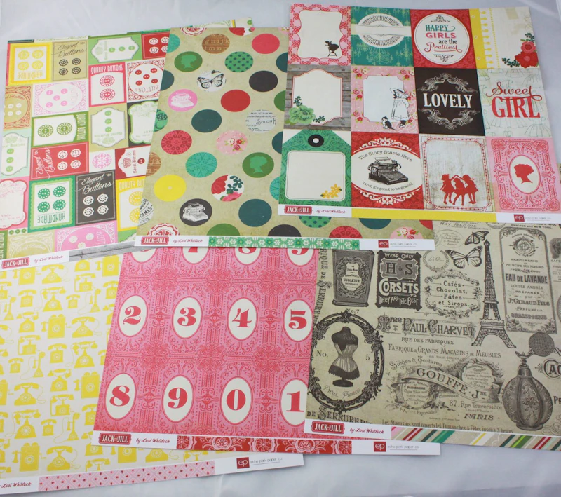 Scrapbook-Set "Jack and Jill", Girl