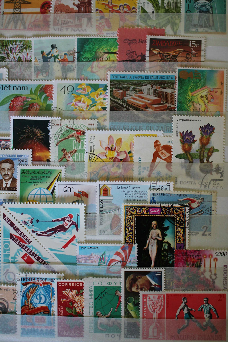 Robbert´s Briefmarken Posten Ausland gestempelt, Skt 56