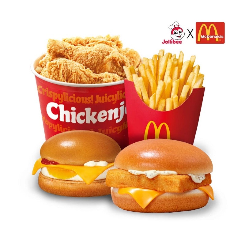 Jollibee mixed McDonalds combo