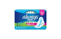 Always Pads Size 2 Maxi 32 Count Long Super 9 Hour