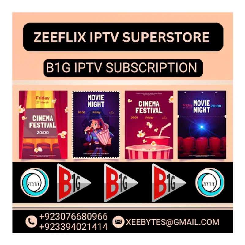 B1G IPTV SUBSCRIPTION 