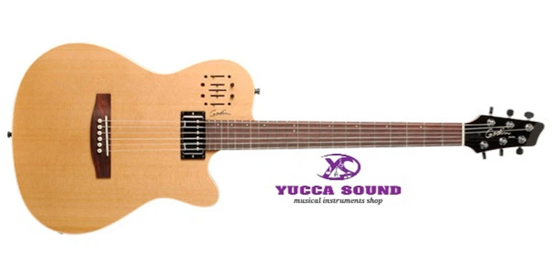 Godin A6 Ultra Natural 2015 Acoustic Electric Guitar