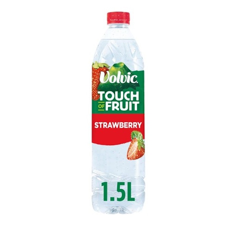 Volvic Touch of Fruit Strawberry Natural Flavoured Water 1.5L