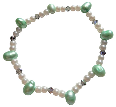 Armband Süsswasserperlen und Swarovskibiconen