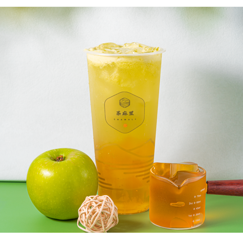 Green apple tea jelly green tea (Chamali)