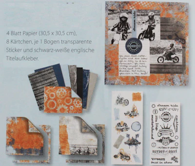 Creative Memories™ Themenpäckchen "Motor Grunge"