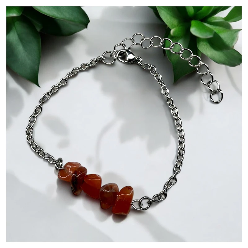 Armkettchen "Liara" mit Karneol