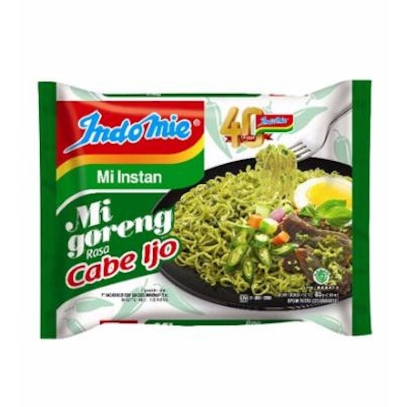 Indomie instan goreng Cabe Ijo (Indomarket)