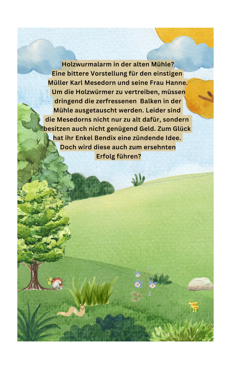 Holzwurmalarm in der alten Mühle/Hardcover Buch/farbig illustriert