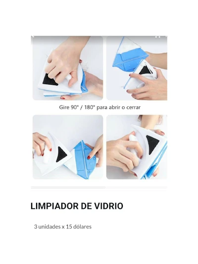 Limpiador de vidrio