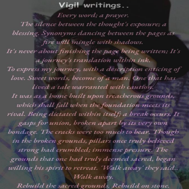 'Vigil Writing' 