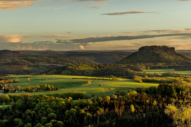 Aussicht auf den Lilienstein