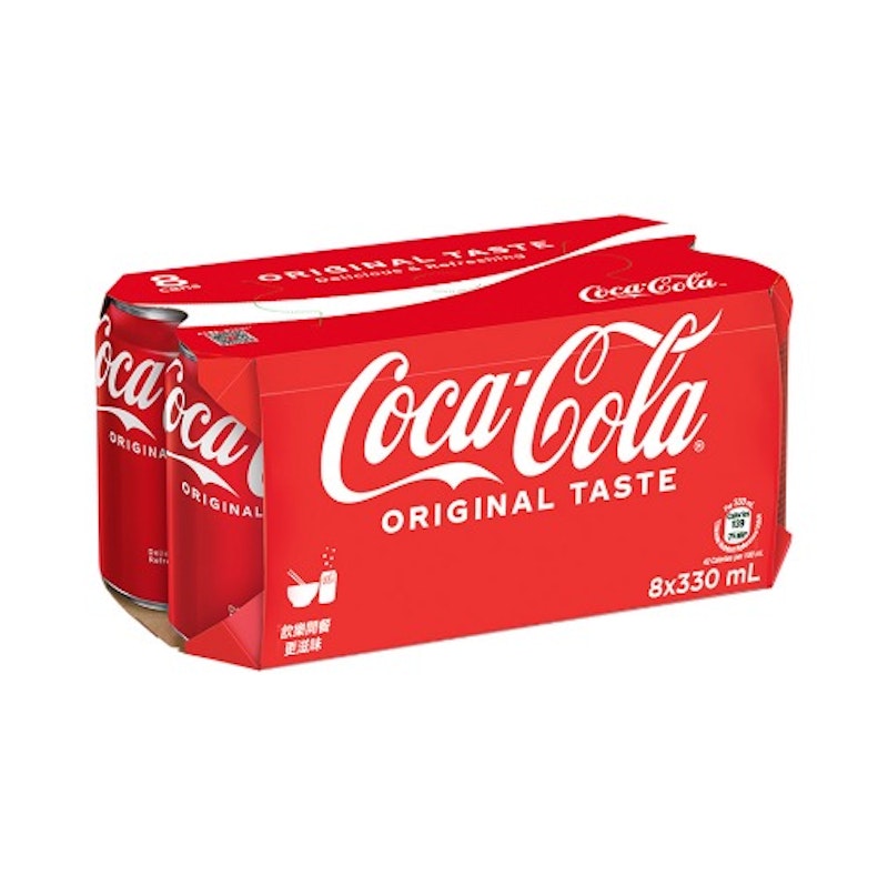 coke 330ml x 8pcs (San Mui)