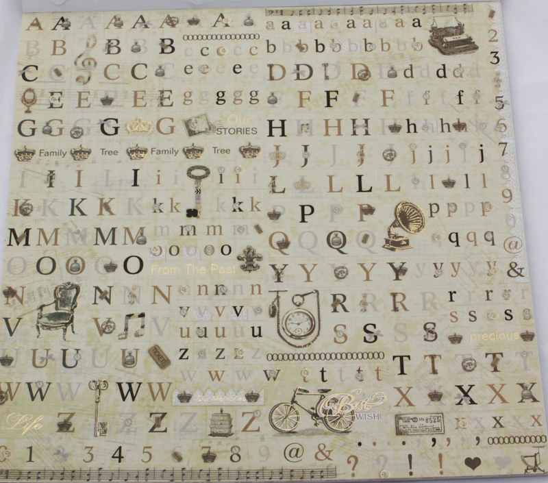 Scrapbook-Set "Good Old Times", Nostalgie