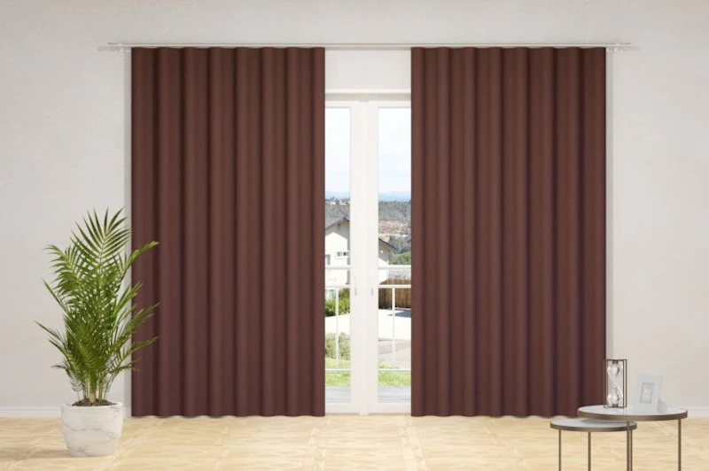 Curtain fabrics - SUNOUT, (back side of fabrics woven in white color), in 85 colors, width - 1,50 m.)