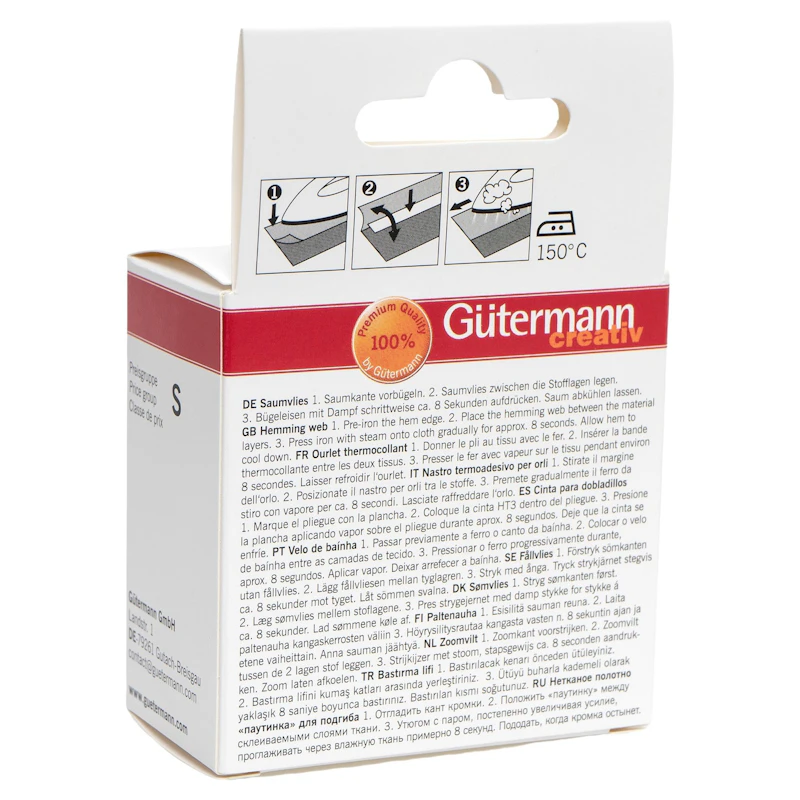 Gütermann HT3 Saumvlies (3 cm x 10 m) 