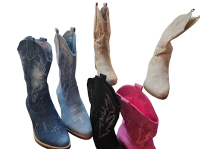 Stiefel verschiedene Farben und Größen 