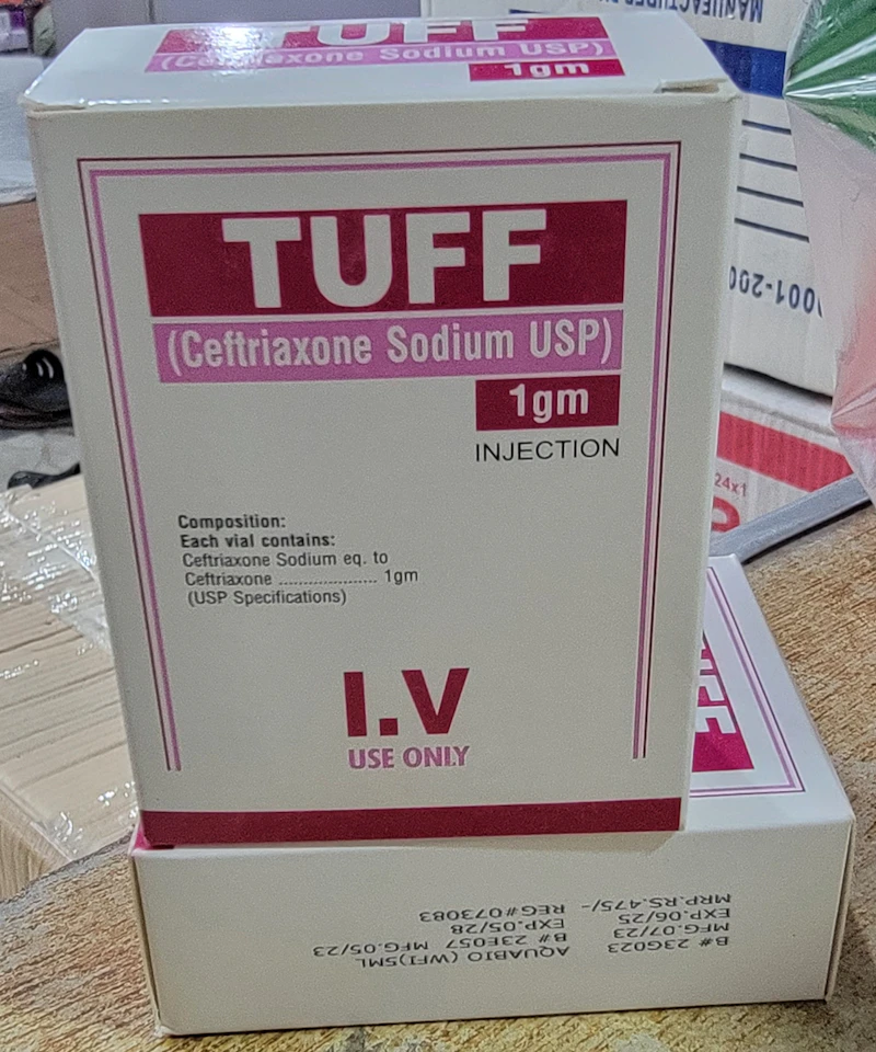 Tuff 1g inj (Ceftriaxone)