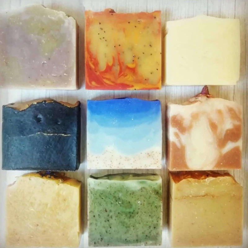 Set of 3 Herbal Soaps, Mix and Match 9 Varieties.