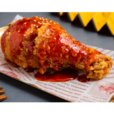 Fried Chicken Leg with Sauce x1 (King's Chicken)