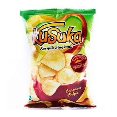 Kusuka keripik singkong BBQ flavor (Indomarket)