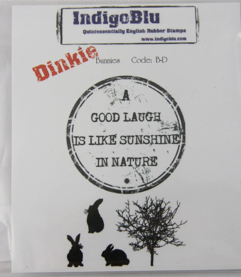 Indigo Blu Dinkie A7 Stempel "Bunnies