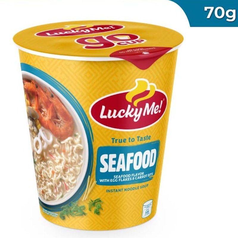 Luckyme seafood cup noodle (Yoyo Mart)