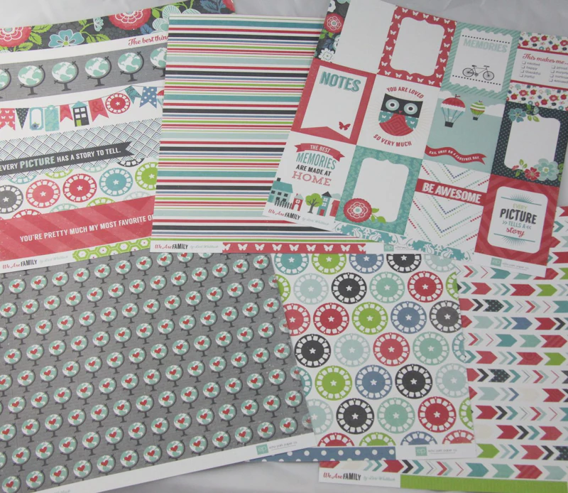 Scrapbook-Set "We are Family"