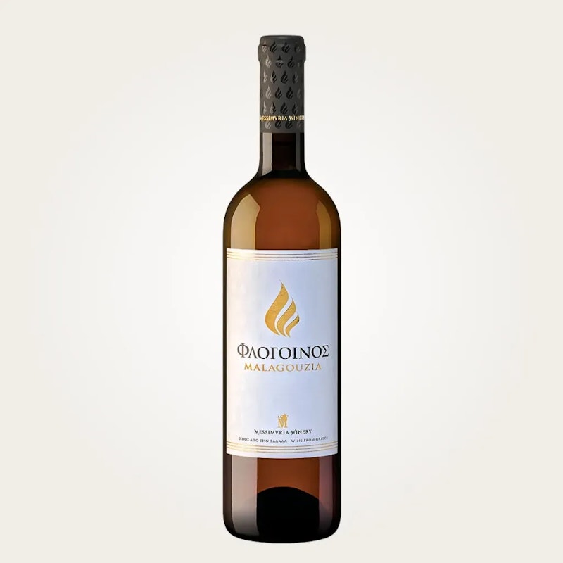 Flogoinos Weißwein trocken 0,75 Liter - Mesimvria Winery