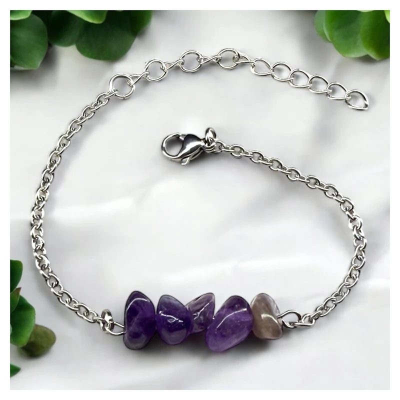 Armkettchen "Liara" mit Amethyst