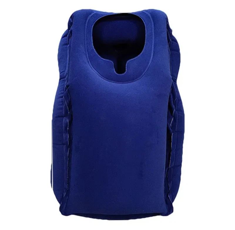 Inflatable Travel Pillow Office Nap Pillow Portable Cushion Neck Pillow Airplane Flight Outdoor Sleeping Bag Train Pillow Sleep