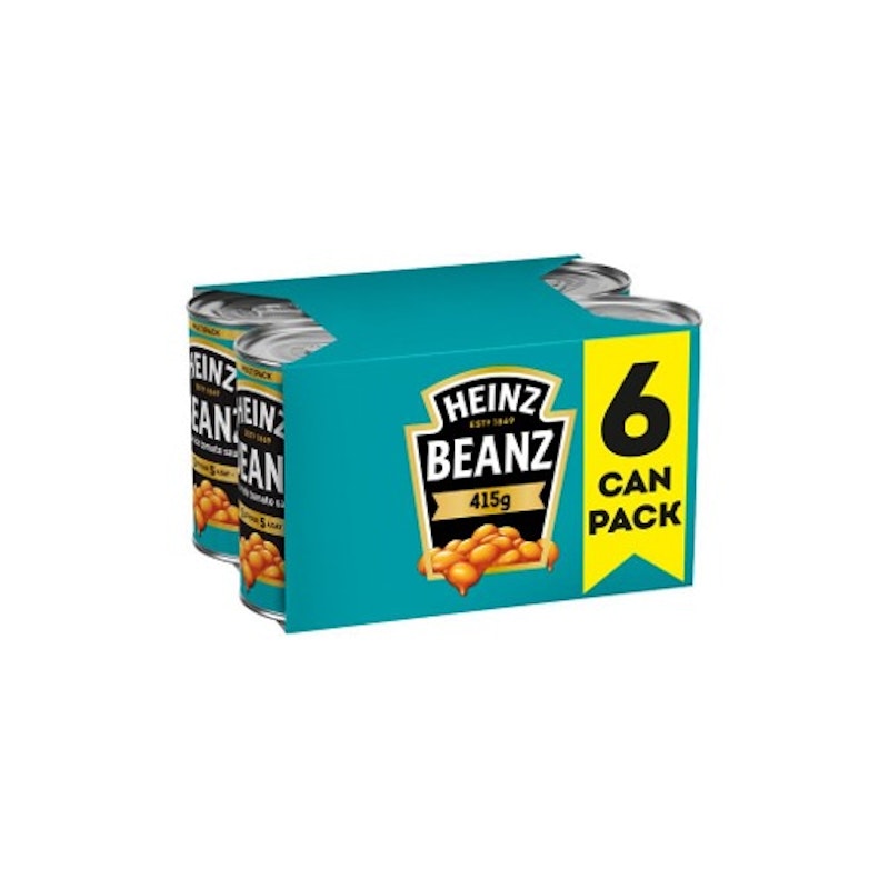 Heinz Baked Beans in a Rich Tomato Sauce 6 x 415g
