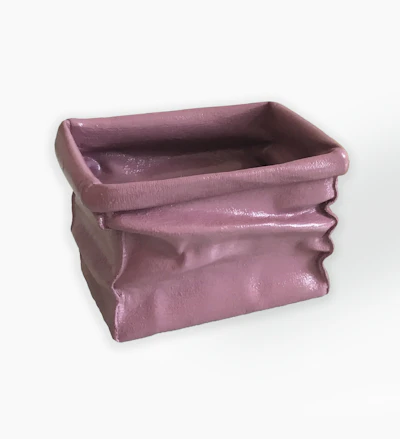 Pieces by Farah Small Squashed Box - Purple
