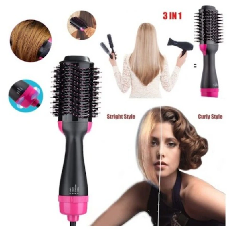 One Step Professional Curler Hair Straightener Hair Dryer Styling Tool Hot Air Brush