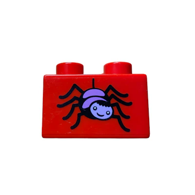 Motivstein Spinne 2x2 Noppen 